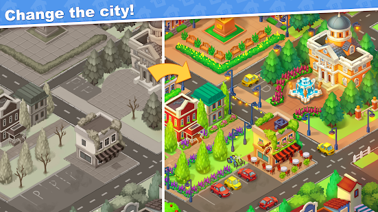Town Blast: Toon Characters & Puzzle Games Screenshot
