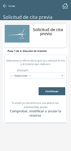 Cita Previa OAR Avilés Screen 2