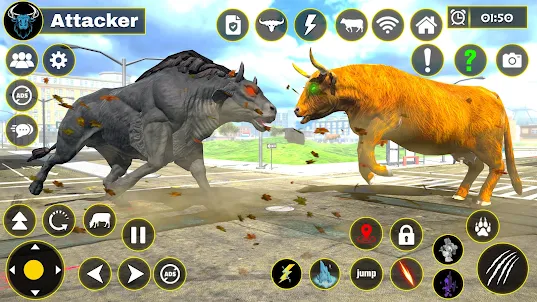 Scary Wild Cow Rampage Game