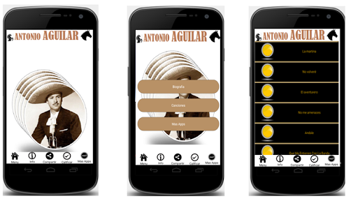 ANTONIO AGUILAR MUSICA. Screen 3