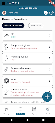 Android application Longlife Résidence screenshort