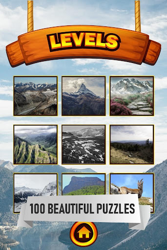 Mountain Jigsaw Puzzle Game for Kids