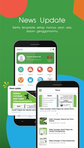 Android application Berau Coal HSE Automation screenshort