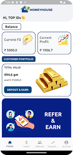 Android application MONEY HOUSE PRO screenshort