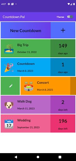 Countdown Pal Screen 3
