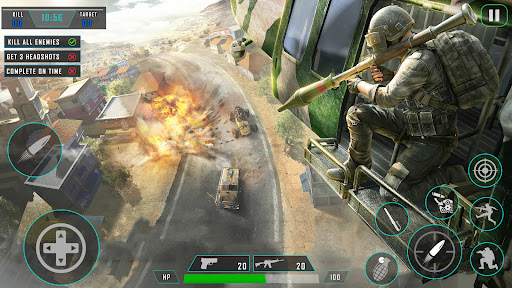 Offline Gun Games : Fire Games androidhappy screenshots 1