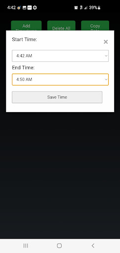 Simple Timestamps Screen 3