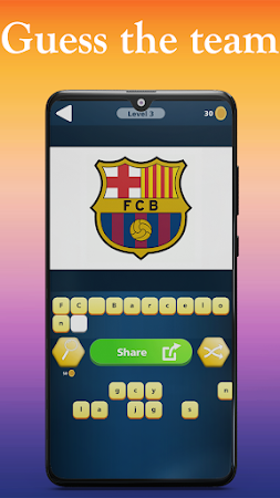 Game screenshot Football challenge: logo quiz apk download