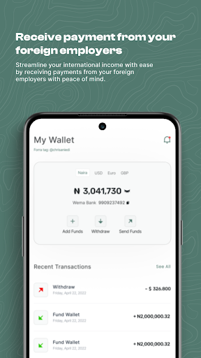 Forra Finance Screen 2