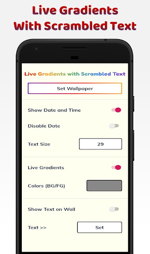 Gradient Wallpaper - Live Screen 3