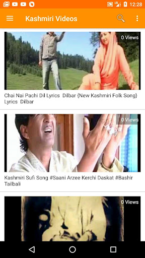 Android application Kashmiri Songs - Videos, Naat screenshort