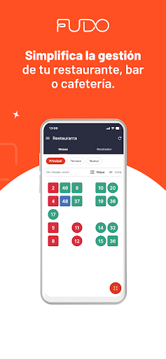 Android application Fudo: Software Gastronómico screenshort