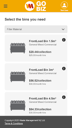 Waste Management GOBiz Screenshot