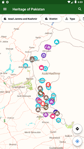 Android application Heritage of Pakistan screenshort