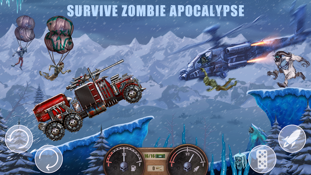 Zombie Hill Racing: Earn Climb 2.3.2 APK + Мод (Unlimited money) за Android