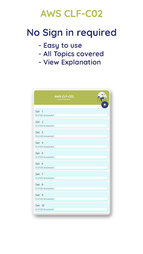 AWS CLF-C02 Quiz 700+ Question Screenshot 1 - AppWisp.com