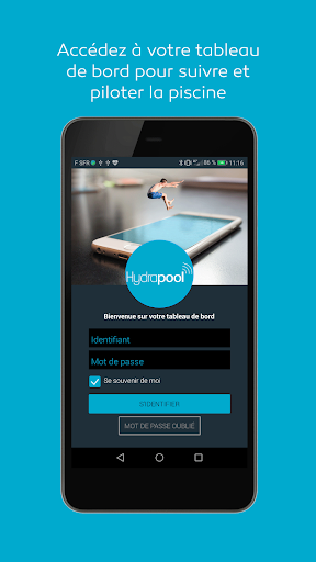 Android application Hydrapool screenshort