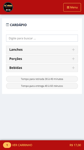 Montana Hamburgueria Screen 2