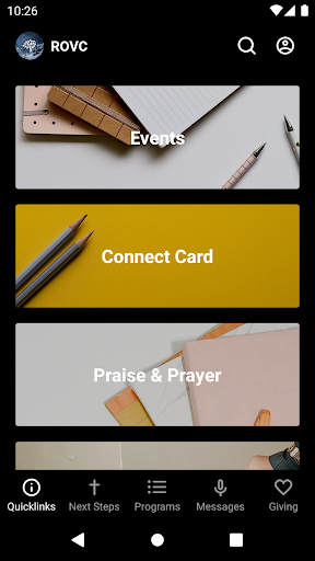 Android application Royal Oak Victory Church screenshort