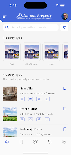 Android application HReal-Real estate management screenshort
