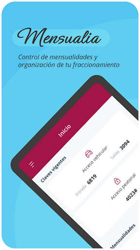 Android application Mensualia screenshort
