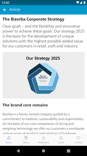 MyBiz by Bizerba Screen 3