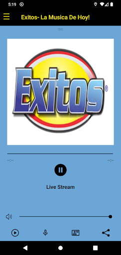 Radio Exitos Screen 2