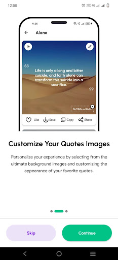 Daily Quotes- Motivation Screen 3