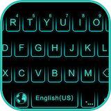 Neon Blue Keyboard Theme icon