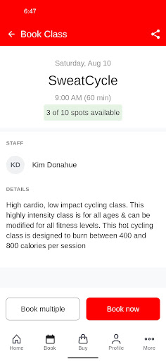 Sky Fitness 24/7 Screen 3