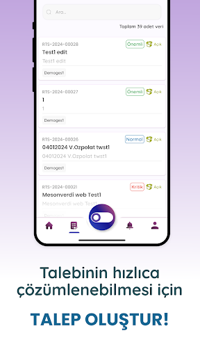 Android application OMWO screenshort