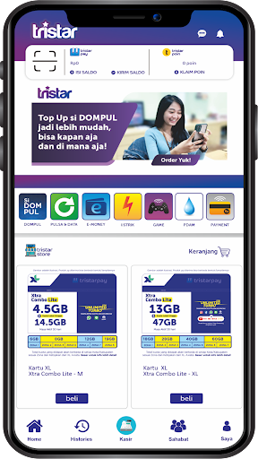 Tristar : Pulsa , PPOB & TopUp Screen 2