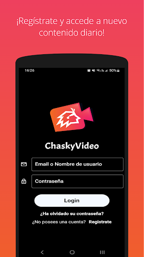 Android application ChaskyVideo screenshort