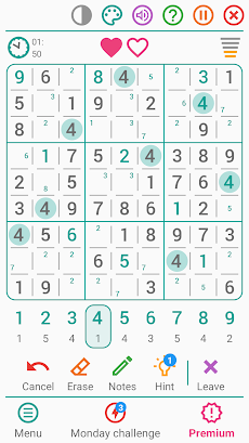 Sudoku - Classic Puzzle Gameのおすすめ画像2