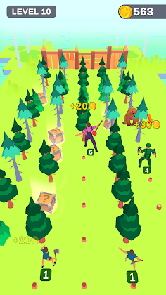 Lumberjack Merge - Screenshot 2
