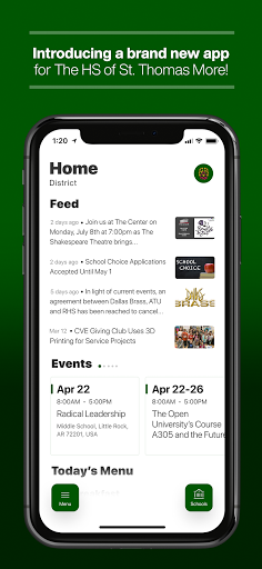 Android application Saint Thomas More Sabers screenshort