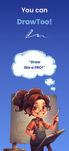 Android application Learn How to Draw - DrawToo screenshort