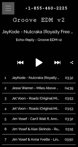 Android application Groove EDM v2 screenshort