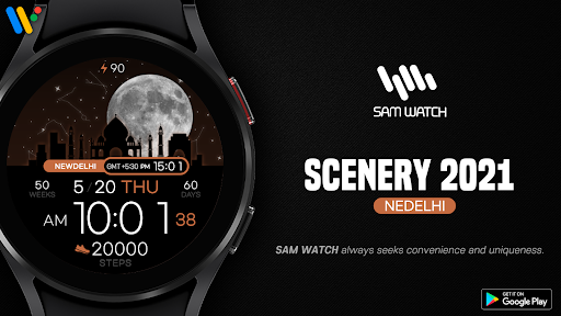 Android application SamWatch Scenery 2021 India screenshort