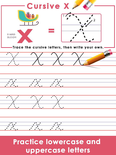 Kids Learn Cursive Writing - Cursive For Toddlers screenshots apkspray 3