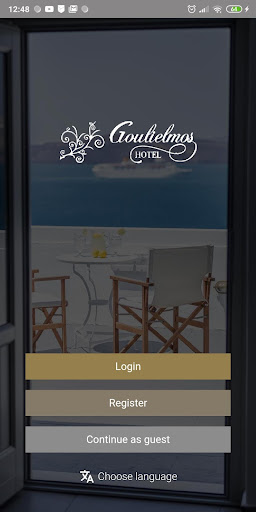 Android application Hotel Goulielmos screenshort