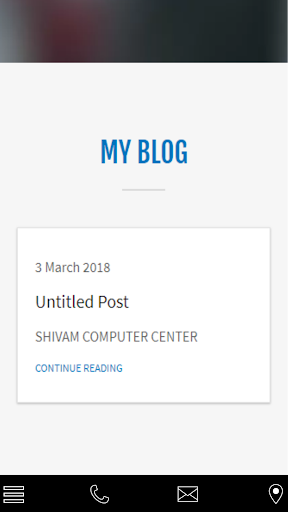 SHIVAM COMPUTER Screen 2