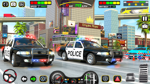 Captura de Pantalla 11 Juego de Carros Policías android
