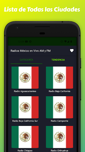 Android application Radio Mexico - Radio Online screenshort