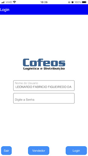 Android application Cofeos AFV 2.0 screenshort