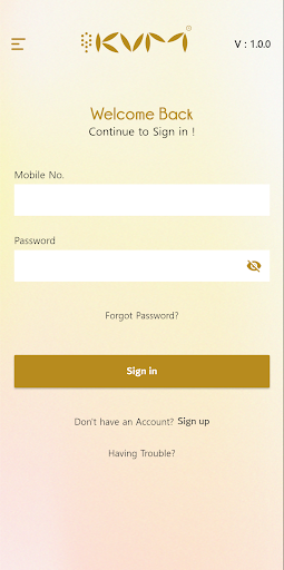Android application New KVM Jewellers screenshort