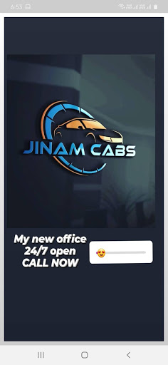 Jinam Cabs Screen 2