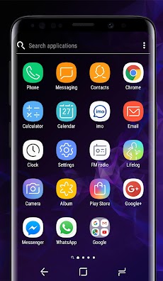 Galaxy S9 purple Themeのおすすめ画像4