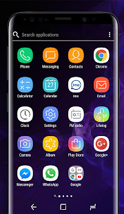 Galaxy S9 purple Theme