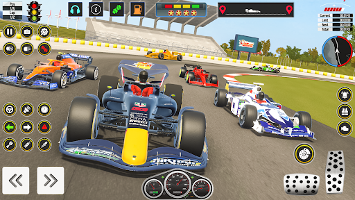Android application Real Formula Racing Car Games screenshort